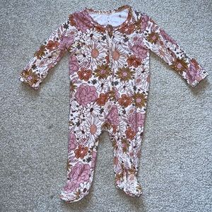 Caden Lane Newborn Pajamas Boho Floral
